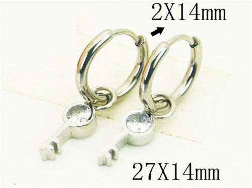 BC Wholesale Jewelry Earrings 316L Stainless Steel Earrings Or Studs NO.#BC06E0355NV