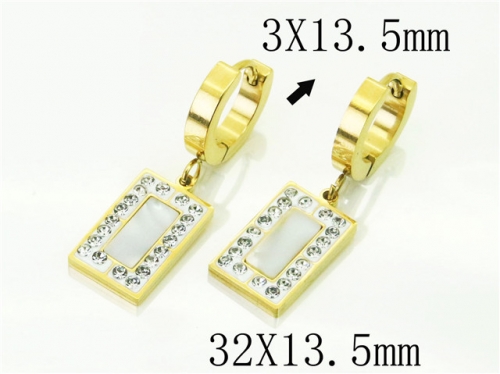 BC Wholesale Jewelry Earrings 316L Stainless Steel Earrings Or Studs NO.#BC80E0669MLF
