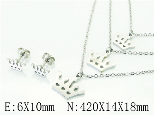 BC Wholesale Fashion Jewelry Sets Stainless Steel 316L Jewelry Sets NO.#BC57S0114MS