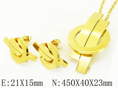 BC Wholesale Fashion Jewelry Sets Stainless Steel 316L Jewelry Sets NO.#BC02S2881HWW