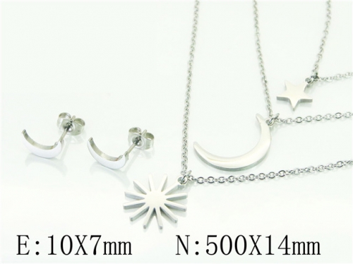 BC Wholesale Fashion Jewelry Sets Stainless Steel 316L Jewelry Sets NO.#BC57S0112MX