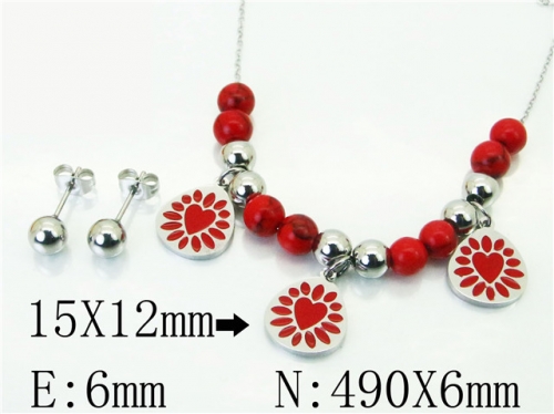 BC Wholesale Fashion Jewelry Sets Stainless Steel 316L Jewelry Sets NO.#BC91S1377HHX