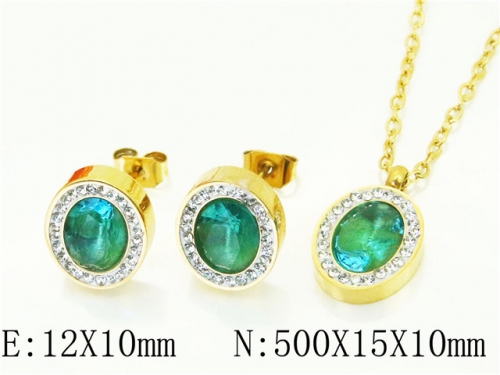 BC Wholesale Fashion Jewelry Sets Stainless Steel 316L Jewelry Sets NO.#BC06S1109HLE