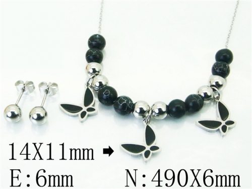 BC Wholesale Fashion Jewelry Sets Stainless Steel 316L Jewelry Sets NO.#BC91S1373HHB