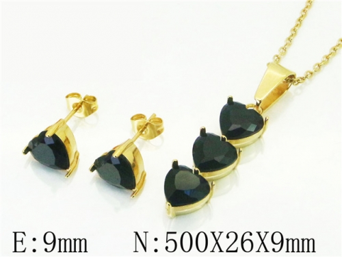 BC Wholesale Fashion Jewelry Sets Stainless Steel 316L Jewelry Sets NO.#BC59S2400HID