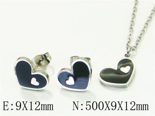 BC Wholesale Fashion Jewelry Sets Stainless Steel 316L Jewelry Sets NO.#BC91S1481NC