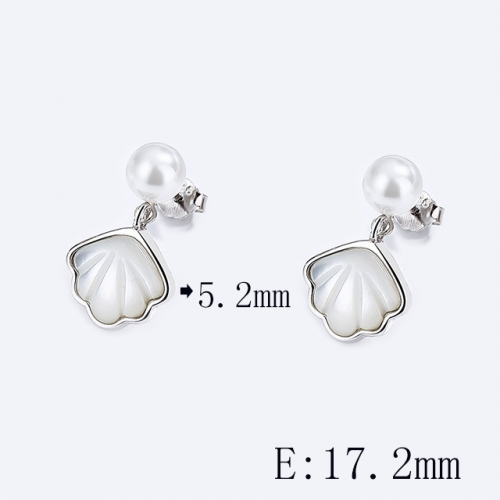 BC Wholesale 925 Sterling Silver Jewelry Earrings Good Quality Earrings NO.#925SJ8EA0419
