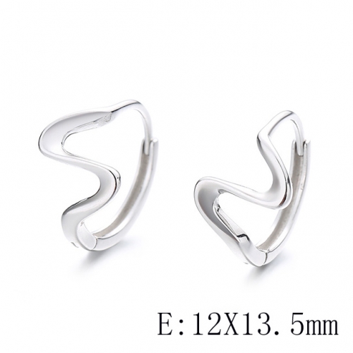 BC Wholesale 925 Sterling Silver Jewelry Earrings Good Quality Earrings NO.#925SJ8EA6015