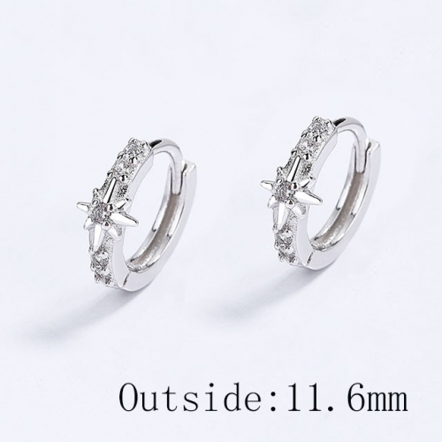 BC Wholesale 925 Sterling Silver Jewelry Earrings Good Quality Earrings NO.#925SJ8EA6105