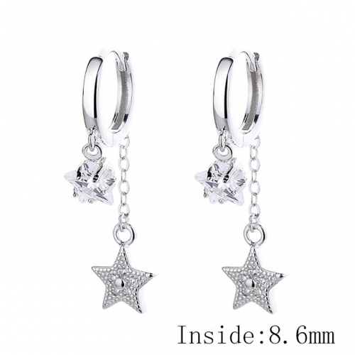 BC Wholesale 925 Sterling Silver Jewelry Earrings Good Quality Earrings NO.#925SJ8EA2611