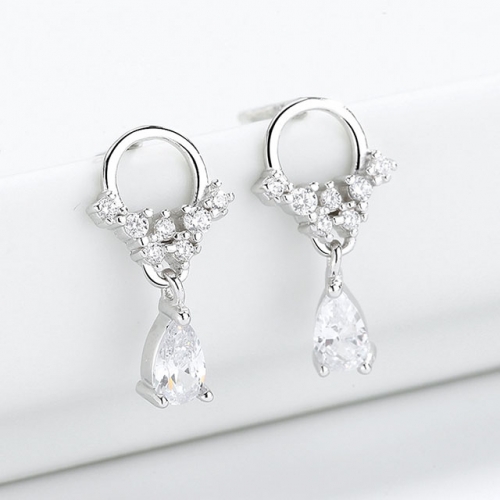 BC Wholesale 925 Sterling Silver Jewelry Earrings Good Quality Earrings NO.#925SJ8E1A221