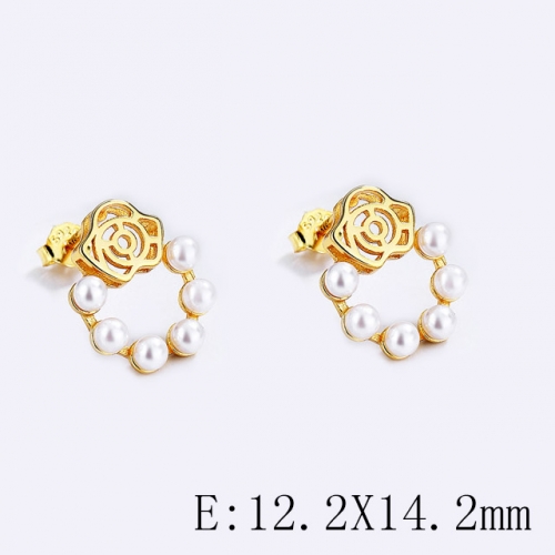 BC Wholesale 925 Sterling Silver Jewelry Earrings Good Quality Earrings NO.#925SJ8E1A016