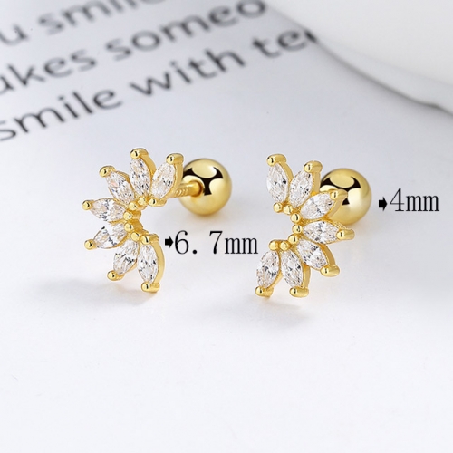 BC Wholesale 925 Sterling Silver Jewelry Earrings Good Quality Earrings NO.#925SJ8E1A012