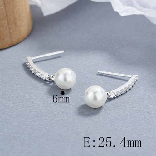 BC Wholesale 925 Sterling Silver Jewelry Earrings Good Quality Earrings NO.#925SJ8EA082