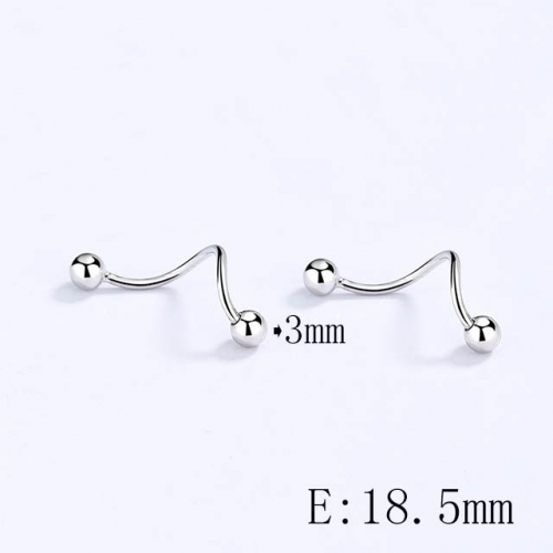 BC Wholesale 925 Sterling Silver Jewelry Earrings Good Quality Earrings NO.#925SJ8EA4720