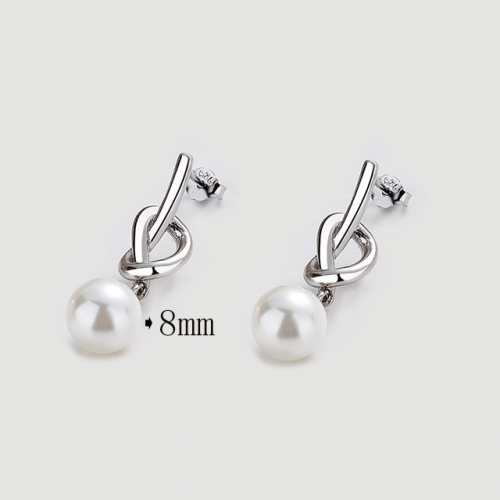 BC Wholesale 925 Sterling Silver Jewelry Earrings Good Quality Earrings NO.#925SJ8EA036