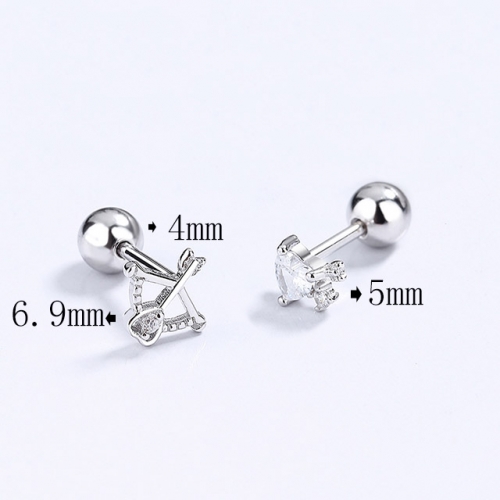 BC Wholesale 925 Sterling Silver Jewelry Earrings Good Quality Earrings NO.#925SJ8EA4913