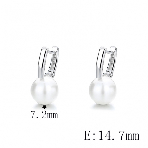BC Wholesale 925 Sterling Silver Jewelry Earrings Good Quality Earrings NO.#925SJ8EA4006