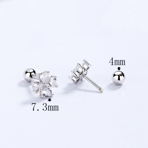 BC Wholesale 925 Sterling Silver Jewelry Earrings Good Quality Earrings NO.#925SJ8EA4209
