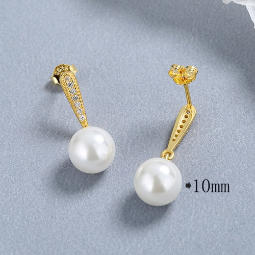 BC Wholesale 925 Sterling Silver Jewelry Earrings Good Quality Earrings NO.#925SJ8E3A044