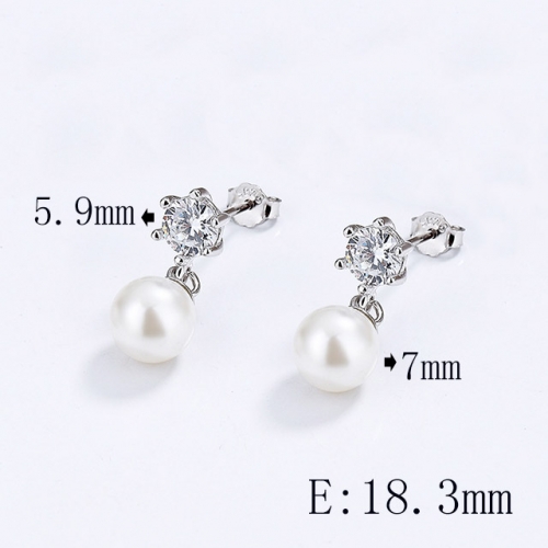 BC Wholesale 925 Sterling Silver Jewelry Earrings Good Quality Earrings NO.#925SJ8EA1316