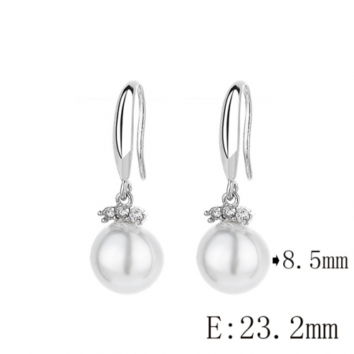 BC Wholesale 925 Sterling Silver Jewelry Earrings Good Quality Earrings NO.#925SJ8EA1818