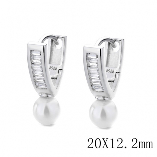 BC Wholesale 925 Sterling Silver Jewelry Earrings Good Quality Earrings NO.#925SJ8EA176
