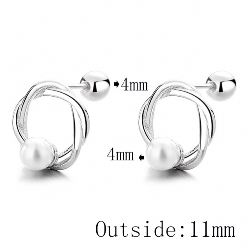 BC Wholesale 925 Sterling Silver Jewelry Earrings Good Quality Earrings NO.#925SJ8EA177