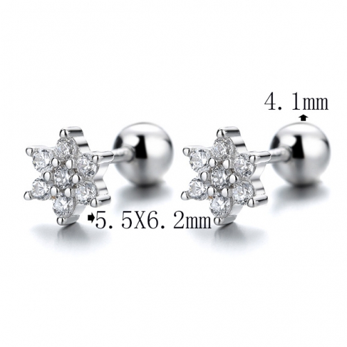 BC Wholesale 925 Sterling Silver Jewelry Earrings Good Quality Earrings NO.#925SJ8EA3012