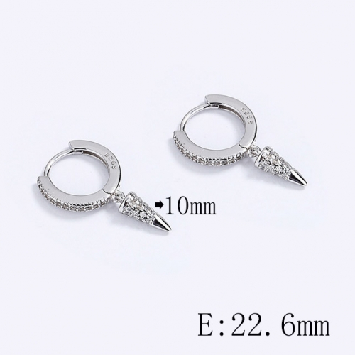 BC Wholesale 925 Sterling Silver Jewelry Earrings Good Quality Earrings NO.#925SJ8EA5401