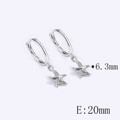 BC Wholesale 925 Sterling Silver Jewelry Earrings Good Quality Earrings NO.#925SJ8EA5318