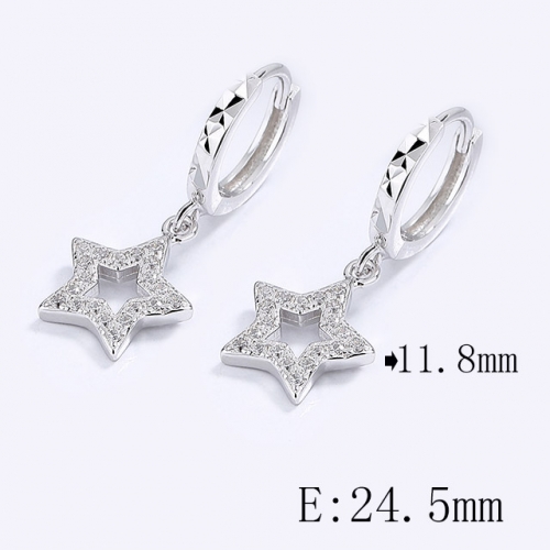 BC Wholesale 925 Sterling Silver Jewelry Earrings Good Quality Earrings NO.#925SJ8E2A5420