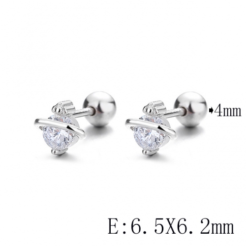 BC Wholesale 925 Sterling Silver Jewelry Earrings Good Quality Earrings NO.#925SJ8EA4907