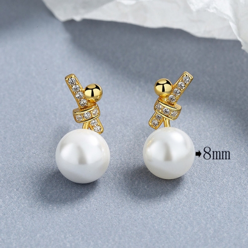 BC Wholesale 925 Sterling Silver Jewelry Earrings Good Quality Earrings NO.#925SJ8E3A0418