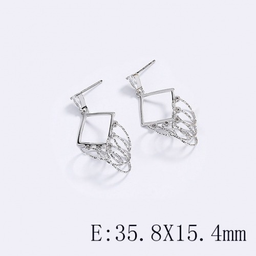 BC Wholesale 925 Sterling Silver Jewelry Earrings Good Quality Earrings NO.#925SJ8EA5804