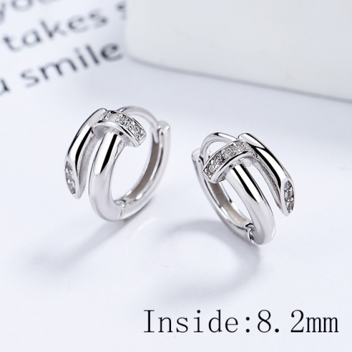 BC Wholesale 925 Sterling Silver Jewelry Earrings Good Quality Earrings NO.#925SJ8E2A4412