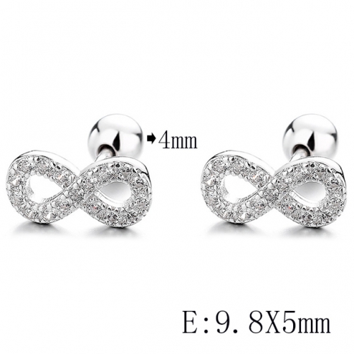 BC Wholesale 925 Sterling Silver Jewelry Earrings Good Quality Earrings NO.#925SJ8EA5019