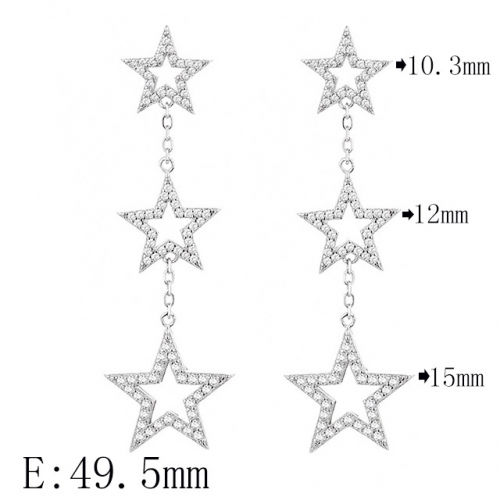 BC Wholesale 925 Sterling Silver Jewelry Earrings Good Quality Earrings NO.#925SJ8EA204