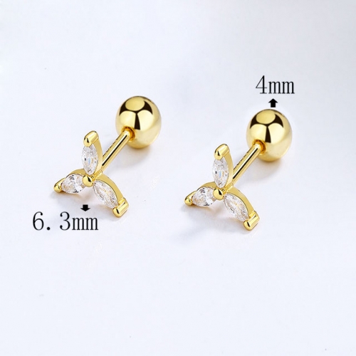 BC Wholesale 925 Sterling Silver Jewelry Earrings Good Quality Earrings NO.#925SJ8E1A0216
