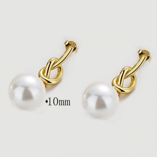 BC Wholesale 925 Sterling Silver Jewelry Earrings Good Quality Earrings NO.#925SJ8E4A036