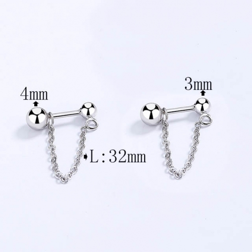 BC Wholesale 925 Sterling Silver Jewelry Earrings Good Quality Earrings NO.#925SJ8EA4901