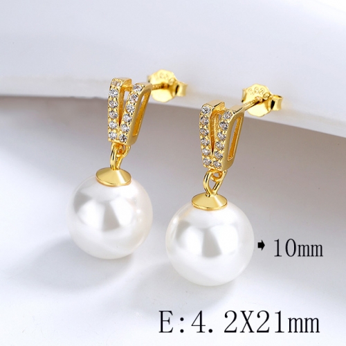 BC Wholesale 925 Sterling Silver Jewelry Earrings Good Quality Earrings NO.#925SJ8E1A0716
