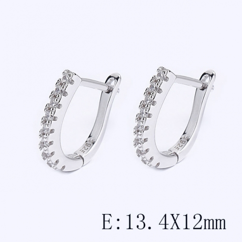 BC Wholesale 925 Sterling Silver Jewelry Earrings Good Quality Earrings NO.#925SJ8EA0619