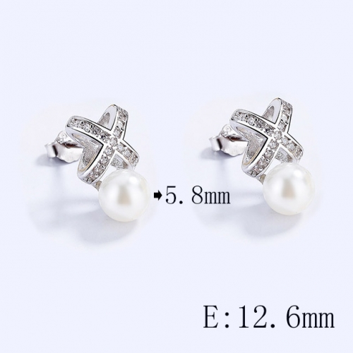 BC Wholesale 925 Sterling Silver Jewelry Earrings Good Quality Earrings NO.#925SJ8EA4603