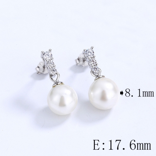 BC Wholesale 925 Sterling Silver Jewelry Earrings Good Quality Earrings NO.#925SJ8EA4009