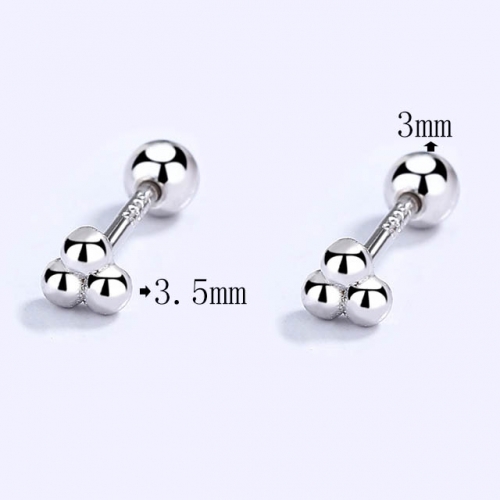 BC Wholesale 925 Sterling Silver Jewelry Earrings Good Quality Earrings NO.#925SJ8EA4516