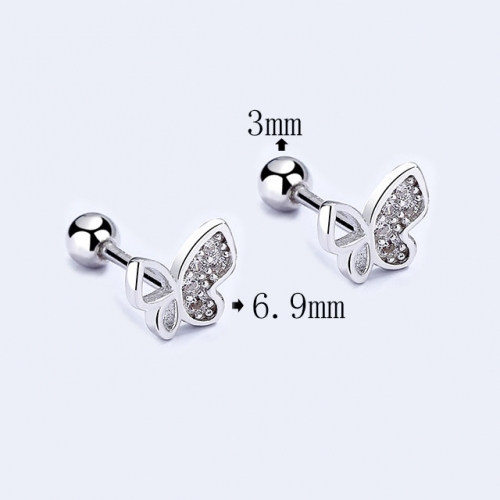 BC Wholesale 925 Sterling Silver Jewelry Earrings Good Quality Earrings NO.#925SJ8EA4701