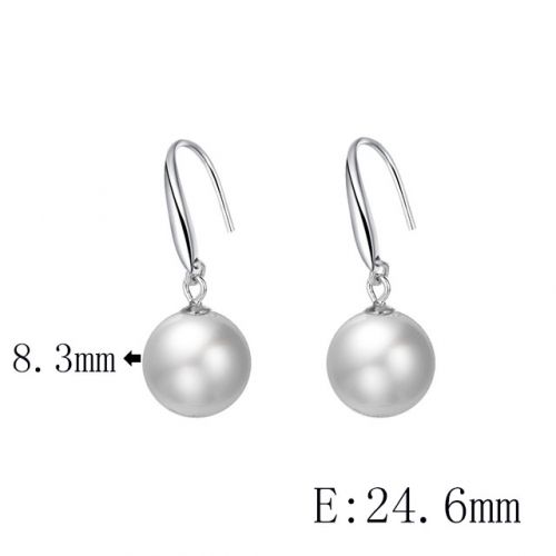 BC Wholesale 925 Sterling Silver Jewelry Earrings Good Quality Earrings NO.#925SJ8EA2511