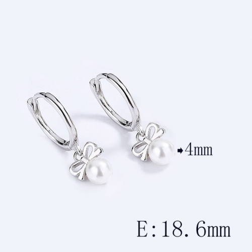 BC Wholesale 925 Sterling Silver Jewelry Earrings Good Quality Earrings NO.#925SJ8EA5501