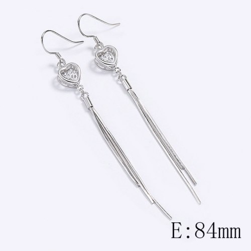 BC Wholesale 925 Sterling Silver Jewelry Earrings Good Quality Earrings NO.#925SJ8EA5808